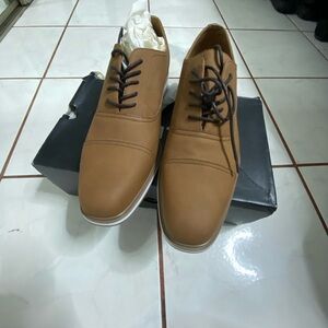 Men's Brown Leather Dress Shoes